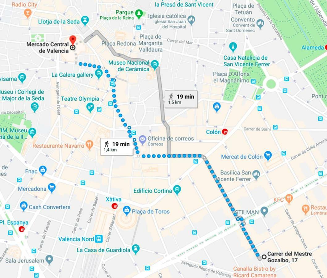 Florit Flats - Chic And Central In A Lively But Quiet Area All Walking Distance Valencia Eksteriør billede